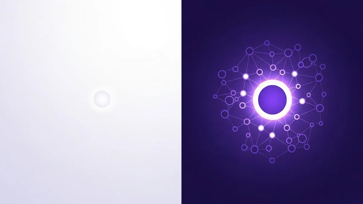 A cold new Facebook account versus a warmed account with a complete profile, friends, and engagement history